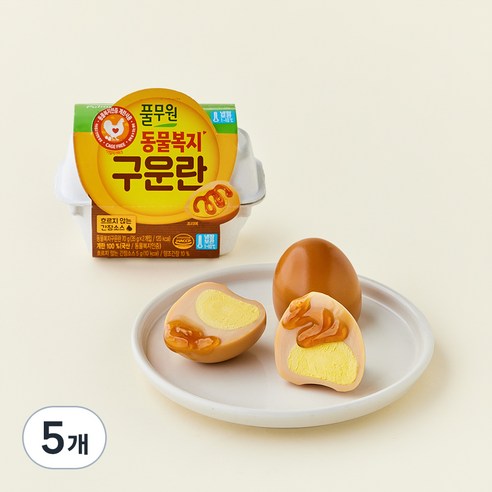 풀무원 동물복지 구운란 75g, 5개, 2구