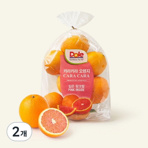 호주산 카라카라 오렌지, 2개, 1.4kg
