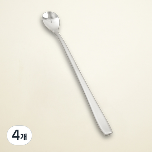 윌리브 304스텐 셀라 커트러리 티스푼 롱, 4개, 단품