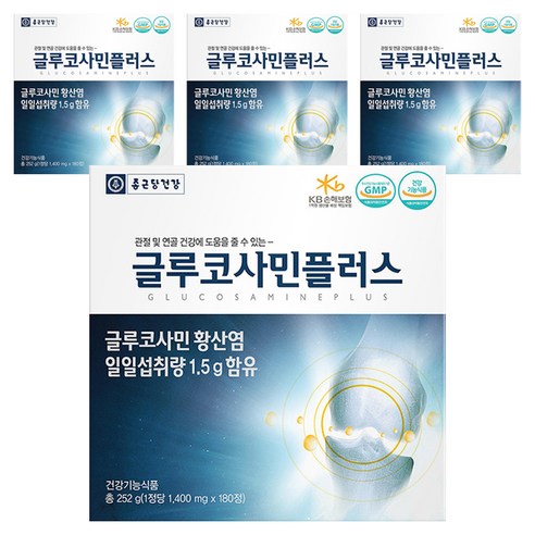 종근당건강 글루코사민, 180정, 4개