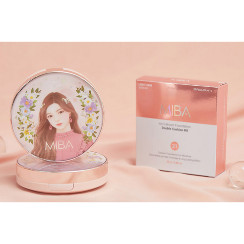 미바 이온칼슘 더블 알엑스 쿠션 파운데이션 본품 25g + 리필 25g 2p 이미지 4