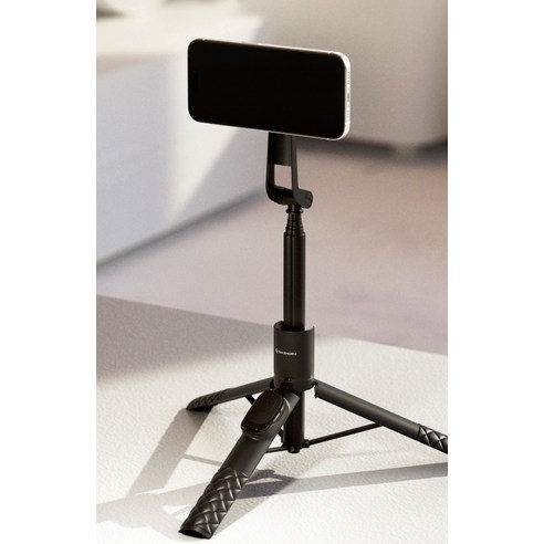 신지모루 자력강화 M 셀픽스 맥세이프 올인원 블루투스 셀카봉 삼각대 130cm 이미지 2