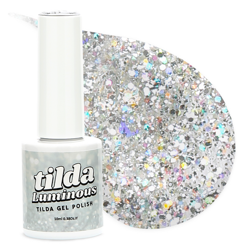 tilda 폴리쉬 컬러젤 매니큐어, T092 리얼실버, 1개, 10ml