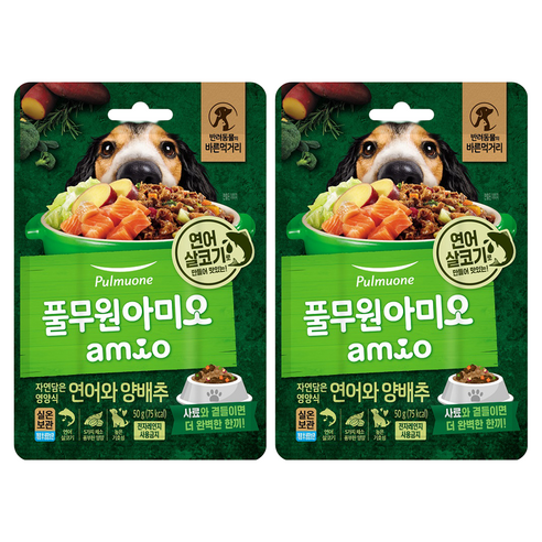 풀무원아미오 전연령 강아지 자연담은 영양식 습식사료 솔직 후기 | 실제 사용자 리뷰 총정리 - 상품 이미지 1