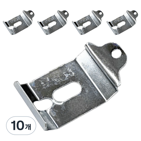 더원홈데코 허니콤 스냅 브라켓 37 x 20 mm, 10개, 메탈