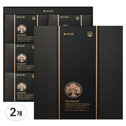 유한건강생활 녹용 홍삼진액 30p, 2개, 1.5L