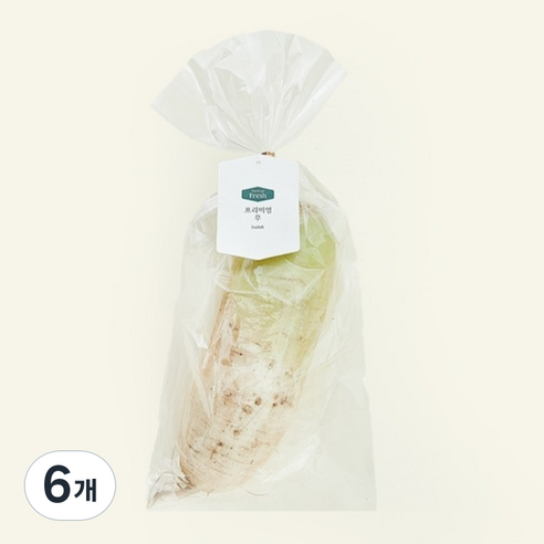 프리미엄 무, 1kg, 6개, 1개입