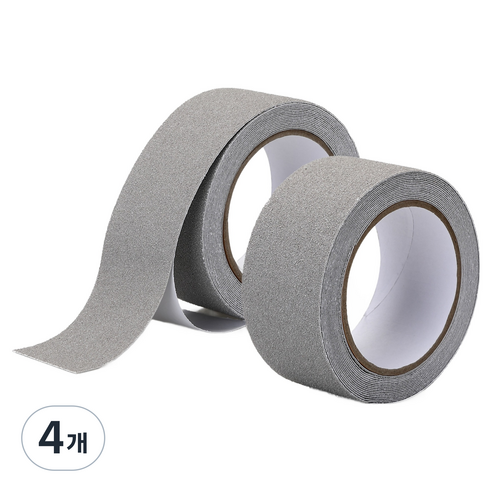 뉴비아 미끄럼방지 테이프 그레이 10cm x 10m, 4개