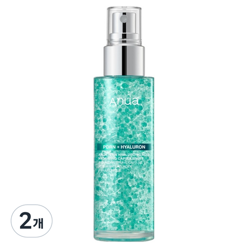 아누아 PDRN 히알루론산 수분 캡슐 미스트, 2개, 100ml