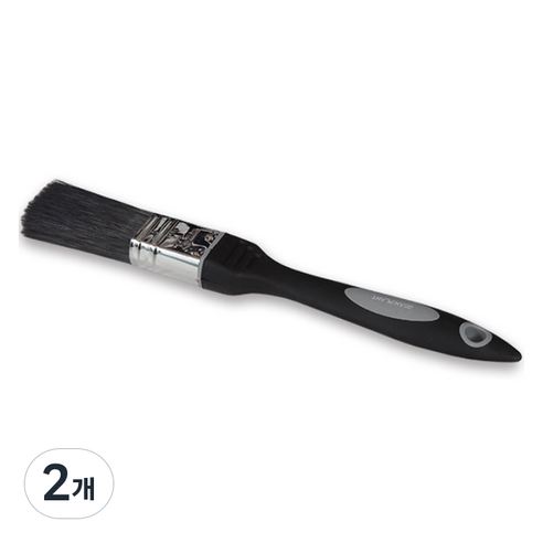 빈플랜트 커피 청소 고밀도 브러쉬 소(25mm), 블랙 + 그레이, 2개