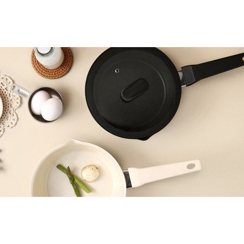 쿡앤쿡 인덕션 베로나 멀티플렉스 팬 후기 분석 - 화이트 감성 디자인