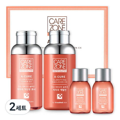 케어존 아큐어 클래리파잉 토너EX + 에멀젼EX 2종 세트 솔직 후기 | 피부 타입별 분석 썸네일
