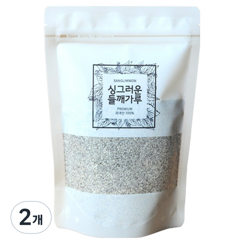 상림원 100% 국산 싱그러운 생들깨가루, 200g, 2개