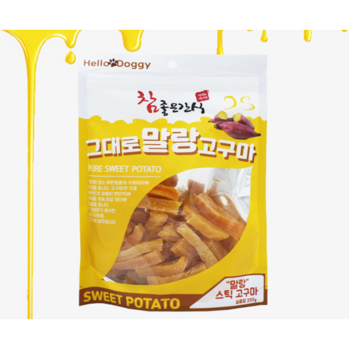 참좋은간식 강아지 그대로 말랑 고구마 스틱 이미지 2