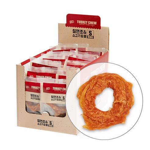 슈퍼츄 강아지 터키츄 힘줄 건조간식 링타입 S 솔직 후기 | 실제 사용자 리뷰 총정리 - 상품 이미지 1