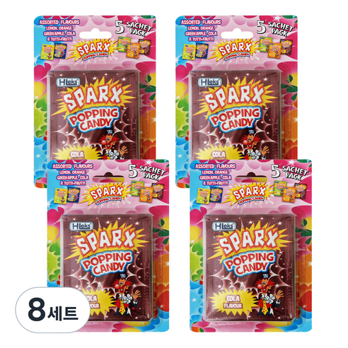 SPARX 팝핑캔디 4g x 5종 세트, 20g, 8세트