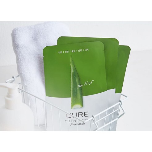 김정문알로에 큐어 더 퍼스트 솔루션 마스크팩 이미지 4