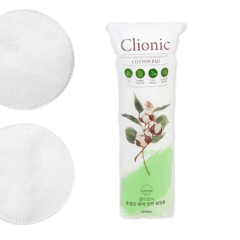 클리오닉 무형광 퓨어 양면 화장솜 이미지 2