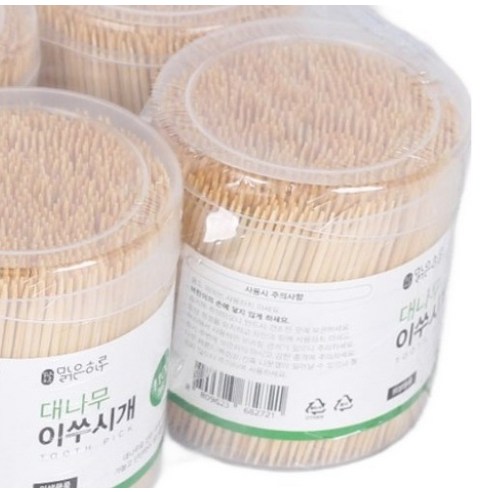 지앤디맑은하루 원통 대나무 이쑤시개 이미지 3