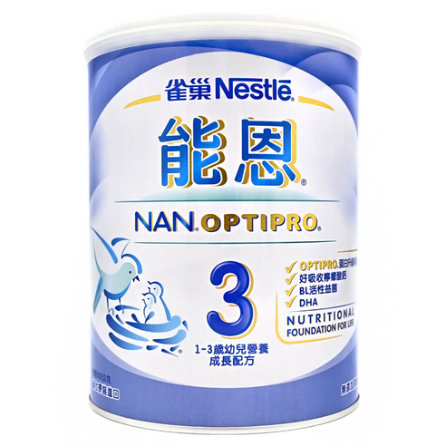 Nestle 雀巢NAN 能恩3號幼兒營養成長配方食品奶粉1~3歲, 800g, 1罐- 一般奶粉| 酷澎