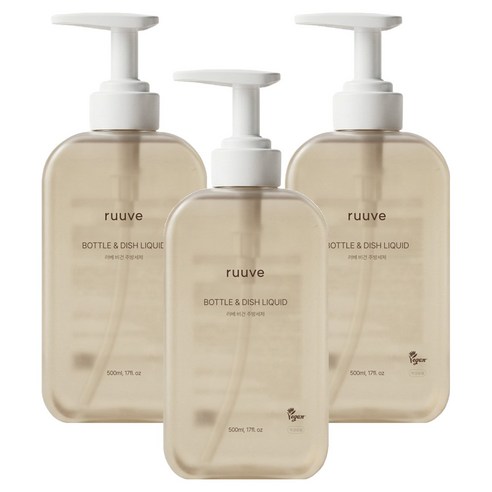 러베 젖병 주방세제, 3개, 500ml