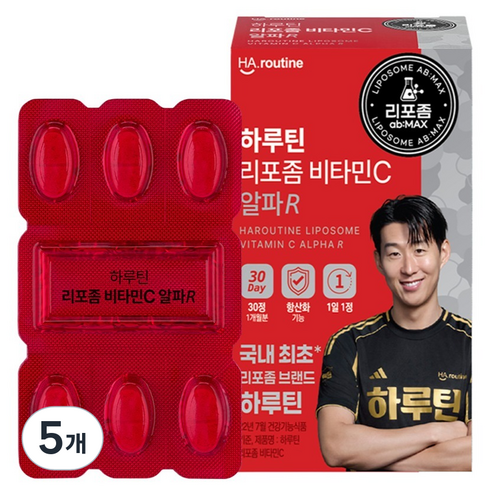 하루틴 리포좀 비타민C 알파R, 30정, 5개