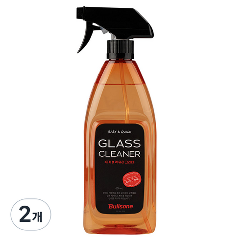 불스원 이지 퀵 유리 크리너, 600ml, 2개