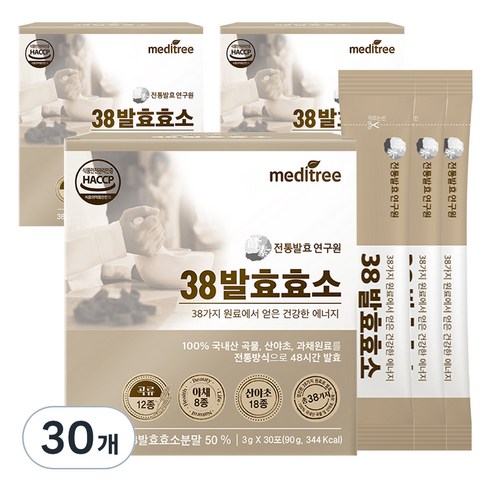 메디트리 38발효효소, 90g, 30개