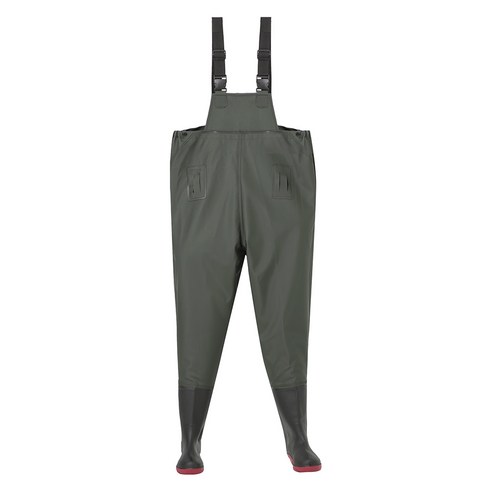 베이스알파에센셜 성인용 가슴장화, Khaki, 260