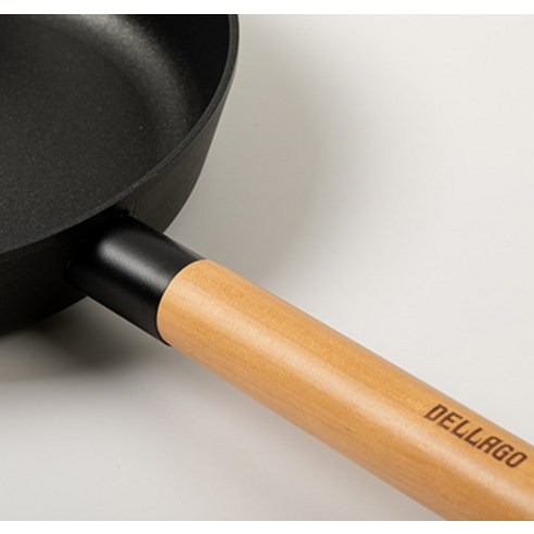 델라고 국산 우드 베이직 프라이팬 후기 분석 - 프라이팬 내부 코팅 상세