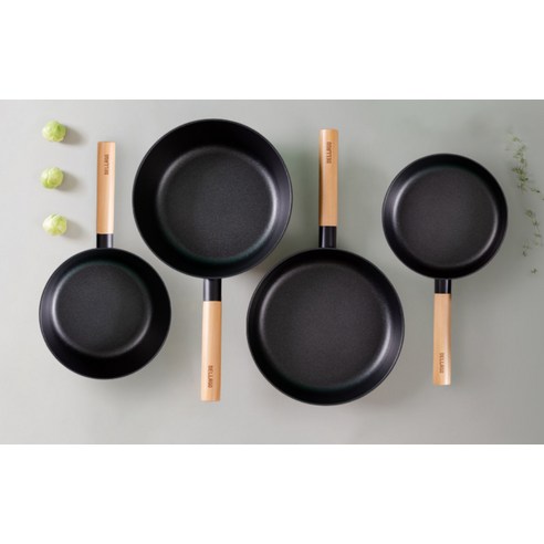 델라고 국산 우드 베이직 프라이팬 후기 분석 - 실물 크기 비교