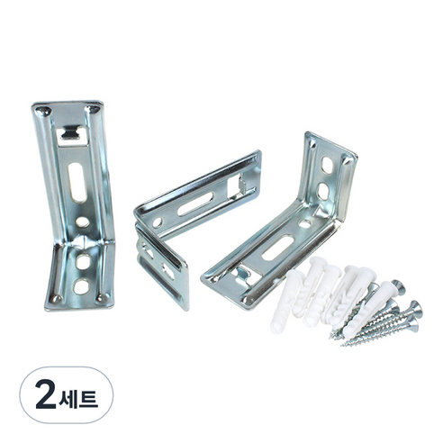 코텍스 커튼꺽쇠 대 3p 세트, 혼합색상, 2세트