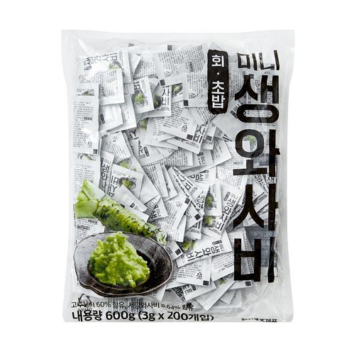 이엔푸드 미니 생와사비 200p, 600g, 1개