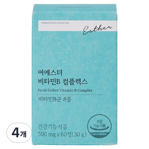 에스더포뮬러 여에스더 비타민B 컴플렉스 30g, 4개, 60정