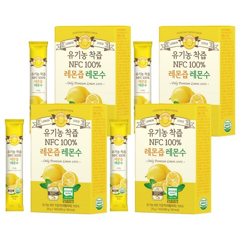 헬로바이오 유기농 착즙 NFC 100퍼센트 레몬즙 280g, 4개 실사용 후기 | 효과 있을까? 썸네일