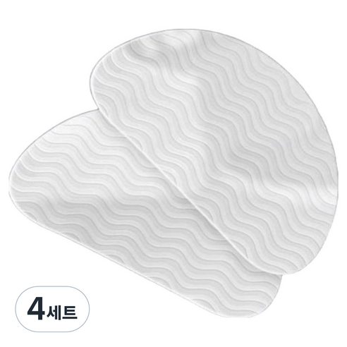 마켓피아 신발 미끄럼방지 접착식 밑창 보호 패드 양발착용 세트 250~255mm, 4세트