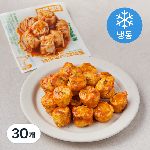 한끼통살 닭가슴살 볼 버터치킨커리맛 (냉동), 100g, 1개입, 30개