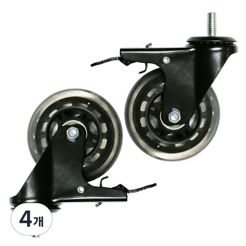 엠파이어 볼트브레이크 인라인바퀴 D12BM815BK 75mm, 4개