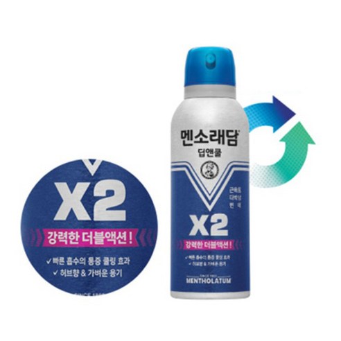 멘소래담 딥앤쿨 에어로솔 스프레이파스 150ml 1개입, 2개 이미지 3
