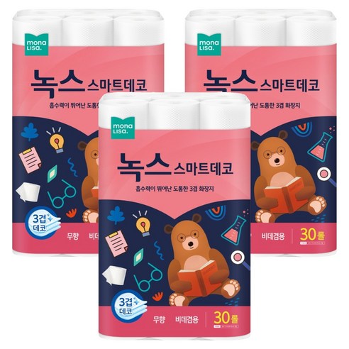 모나리자 녹스 스마트데코 3겹 고급롤화장지 솔직 후기 | 실사용자 리뷰 분석 - 상품 이미지 1