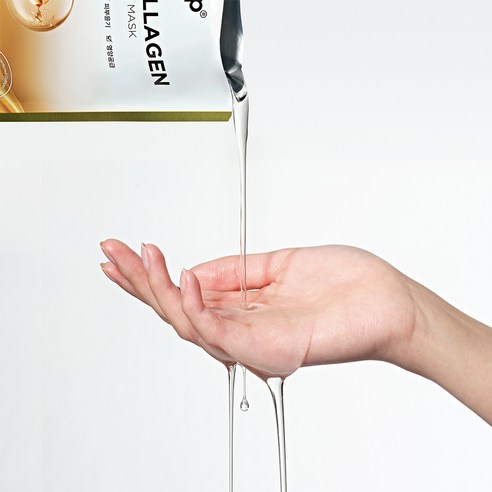 에스엔피 골드 콜라겐 앰플 마스크 후기 분석 - 10매 박스 구성