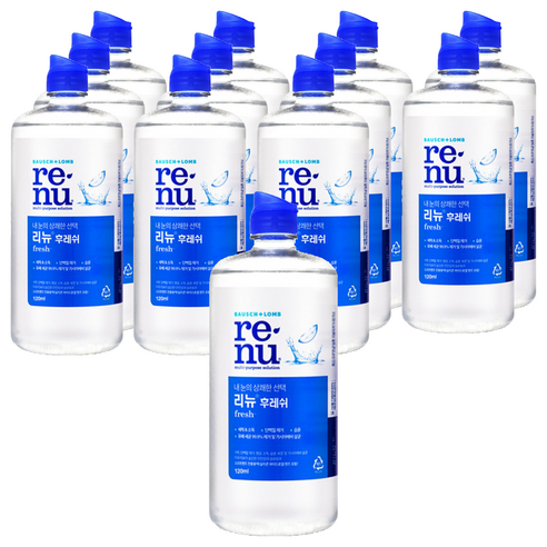 '리뉴 후레쉬 렌즈 세정액, 120ml, 12개' 최저가 검색, 최저가 21,280원 - 할인 알림