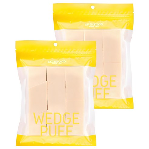 스킨푸드 웨지 퍼프 대용량, 2개