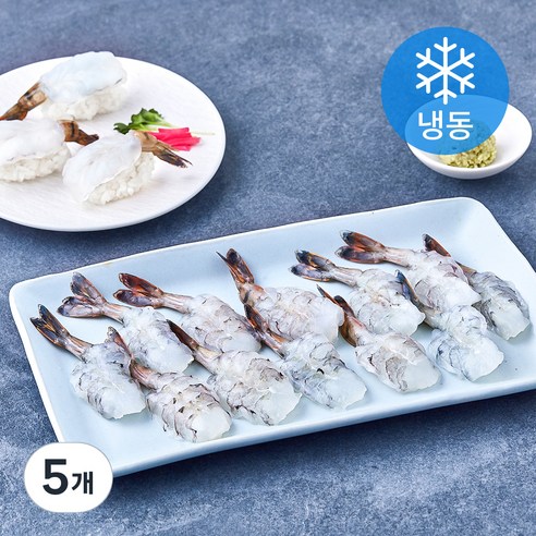 청미새우 초밥용 (냉동), 5개, 200g(20미)
