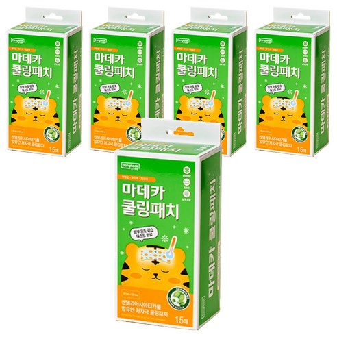 동국제약 마데카 쿨링패치, 15개입, 5개