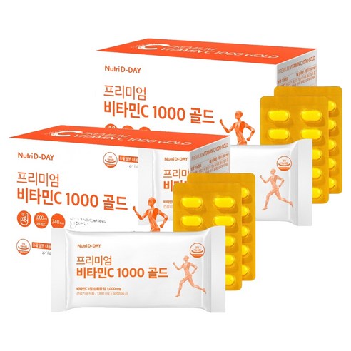 뉴트리디데이 프리미엄 비타민C 1000 골드 264g, 240정, 2개