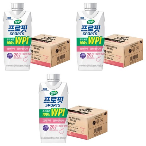 셀렉스 프로핏 스포츠 복숭아 아이스티 330ml, 36개 실사용 후기 | 효과 있을까? 썸네일