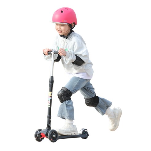 미코우 접이식 발광 킥보드 이미지 4