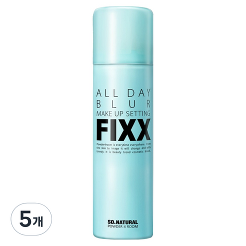 쏘내추럴 올 데이 블러 메이크업 세팅 픽서, 75ml, 5개