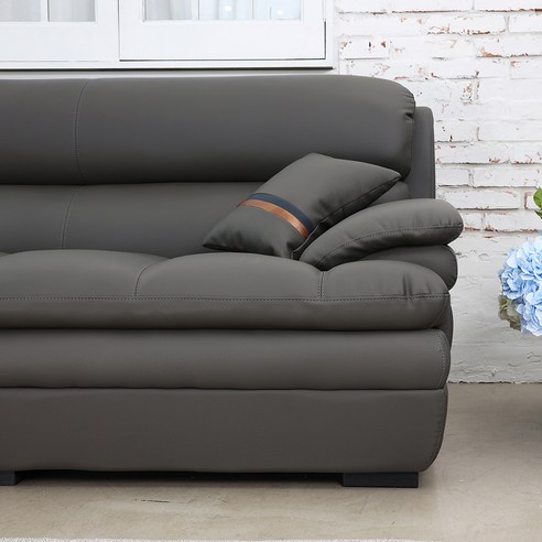 REVE 린즈 3인용 가죽소파, 당신의 거실을 특별하게!